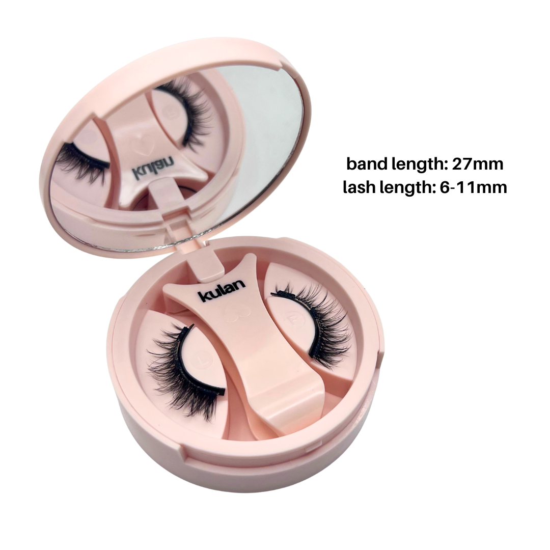 Band length is 27mm. Lash length is 6-11mm,