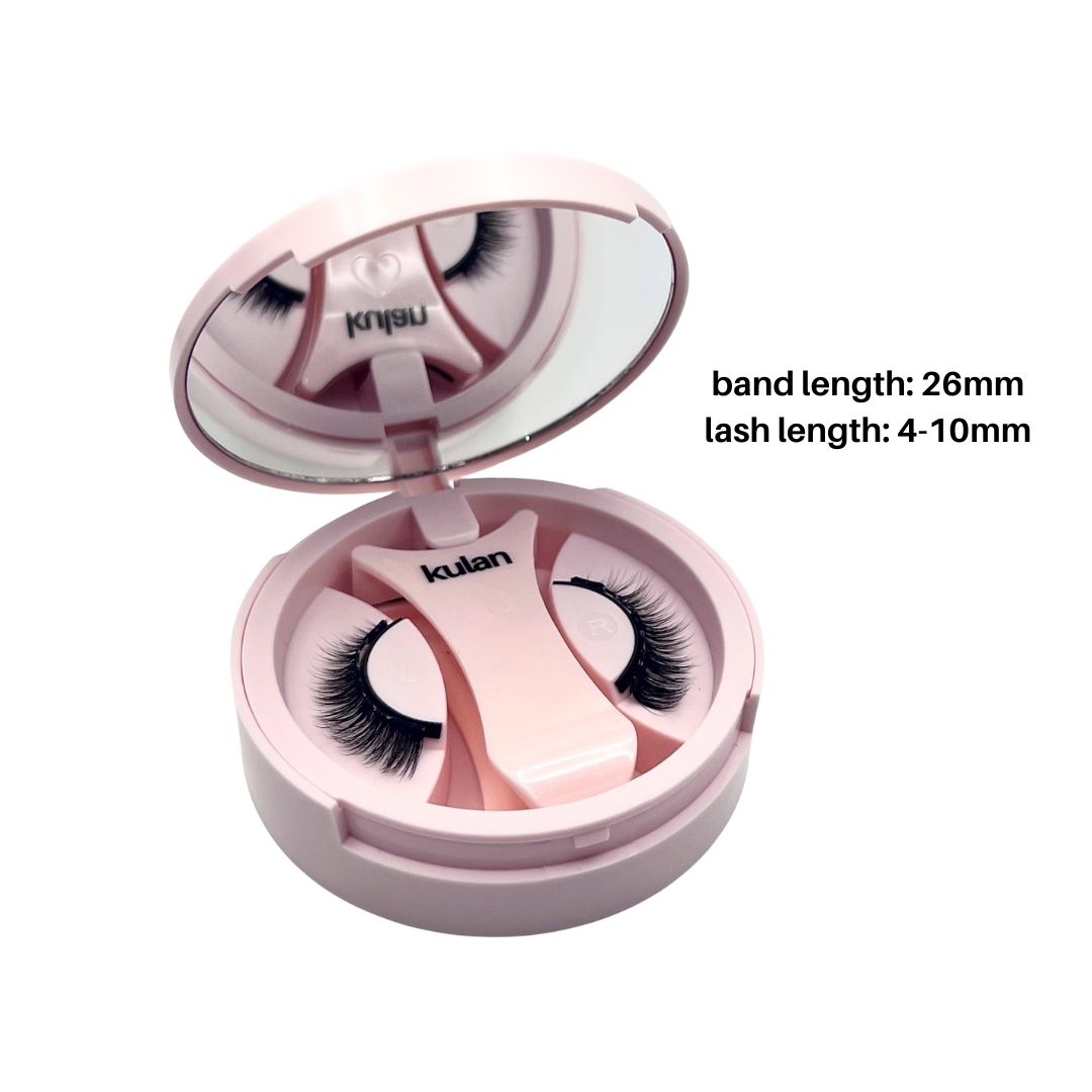Band length is 26mm. Lash length is 4-10mm.